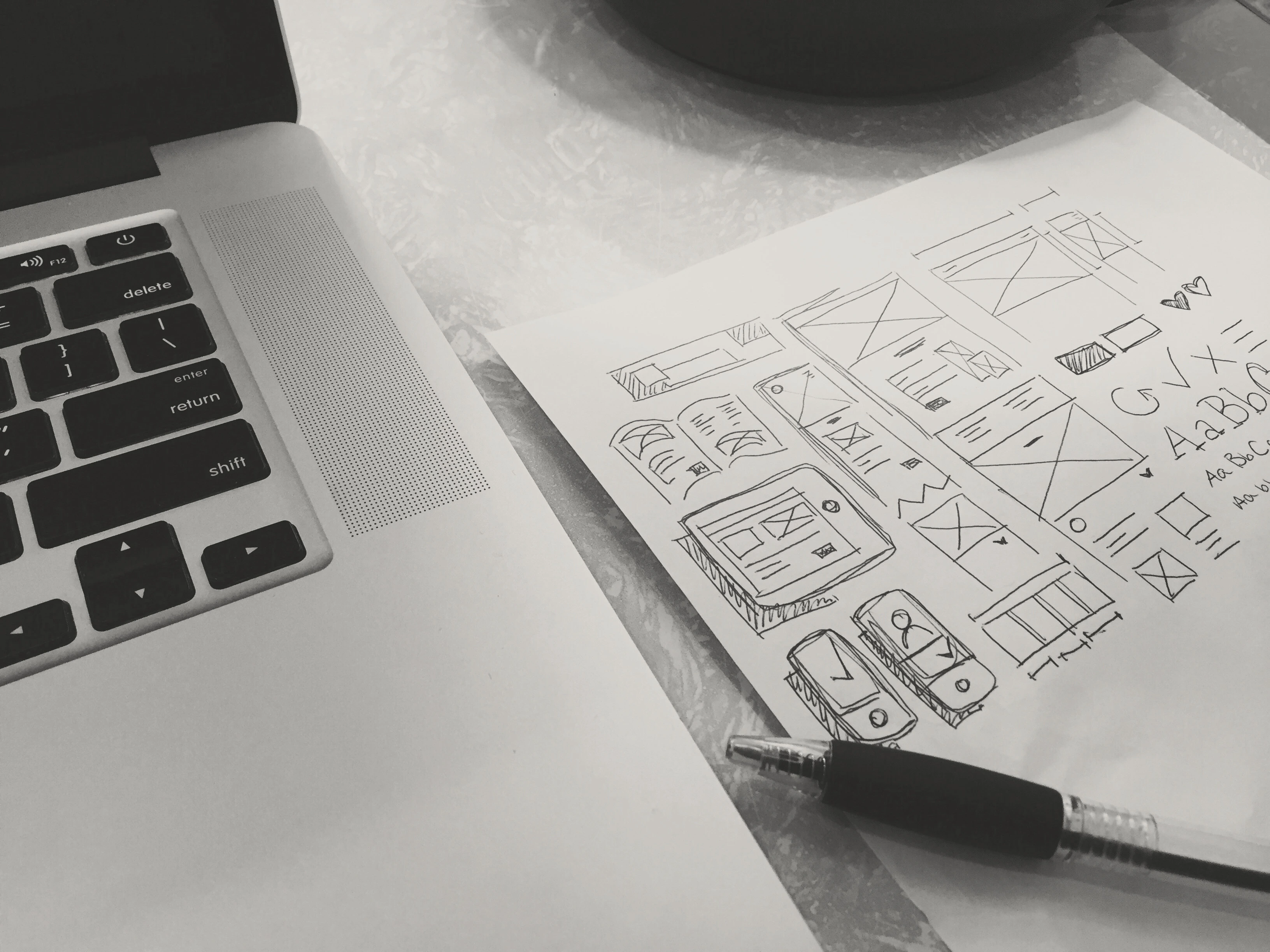 Wireframe proceso